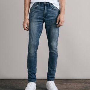 NWT Rag & Bone | Men's "Fit 1 - William" Skinny Fit Mid Indigo Stretch Jean